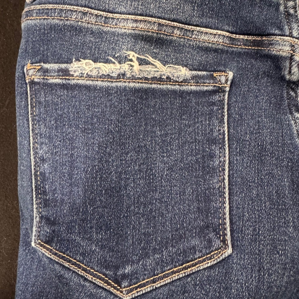 VERVET Blue Amber Mid Rise Skinny Distressed Jeans NWT Size 32 - Picture 8 of 12